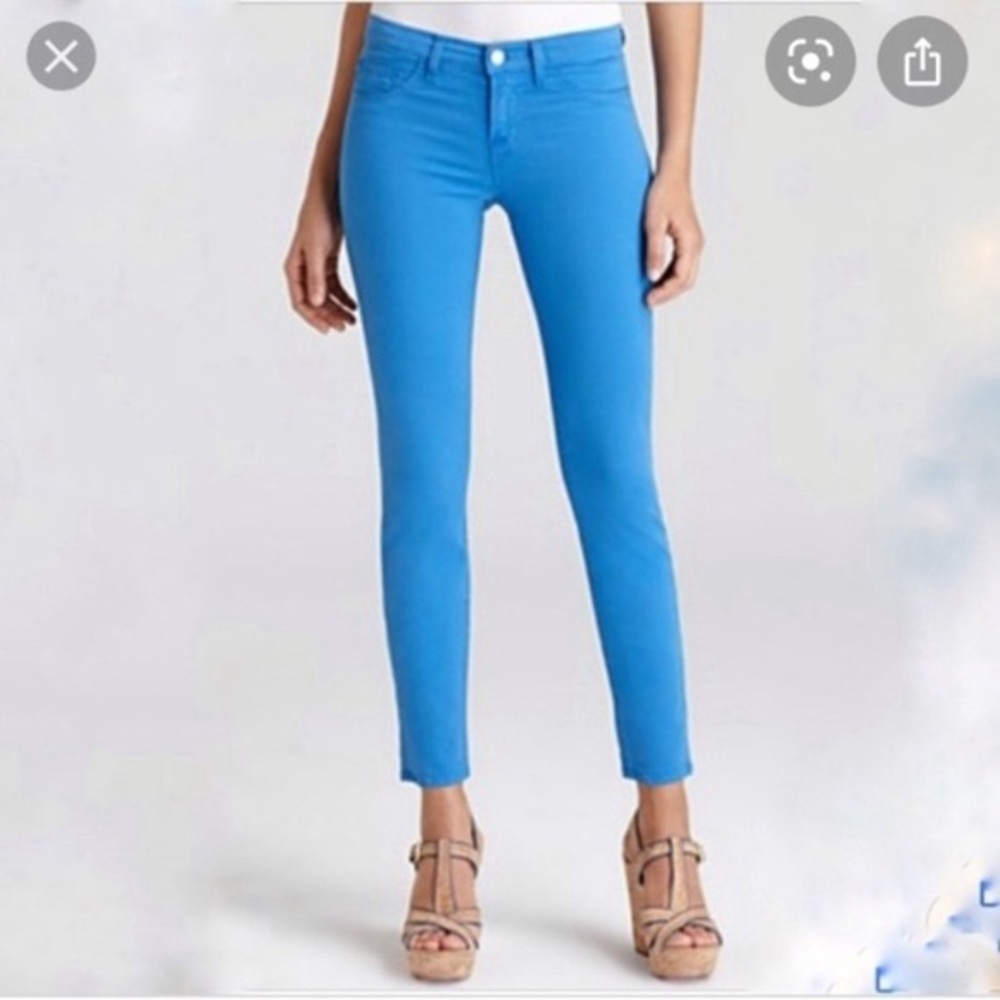 J Brand blue bonnet skinny jeans